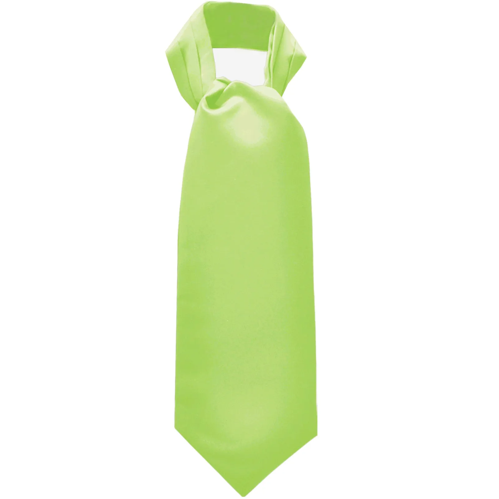 New Men's 100% Polyester solid Ascot Cravat Only Wedding Prom