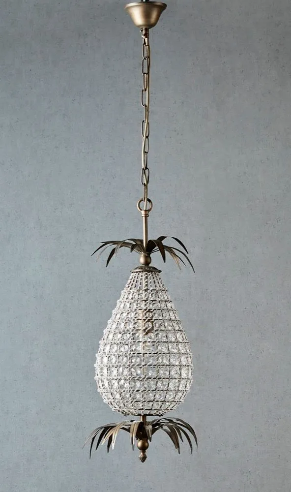 Picasso Hanging Lamp in Brass