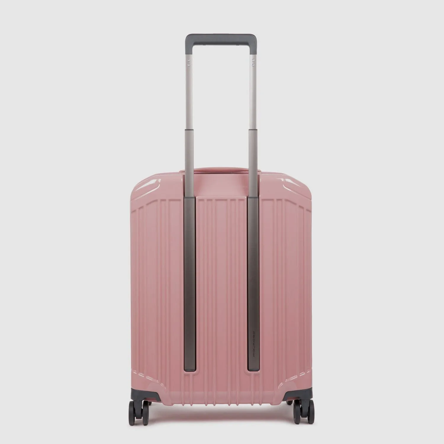 Piquadro Pq-Light 55Cm Ultra Slim Hardcase 4 Double Wheel Cabin Trolley Rose - Bv4425Pql/Ro