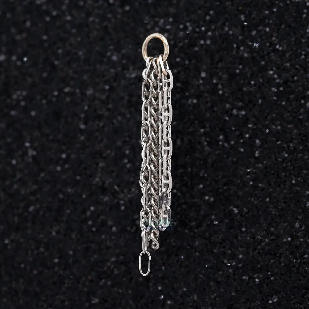 "Caer" Chain Charm in Gold