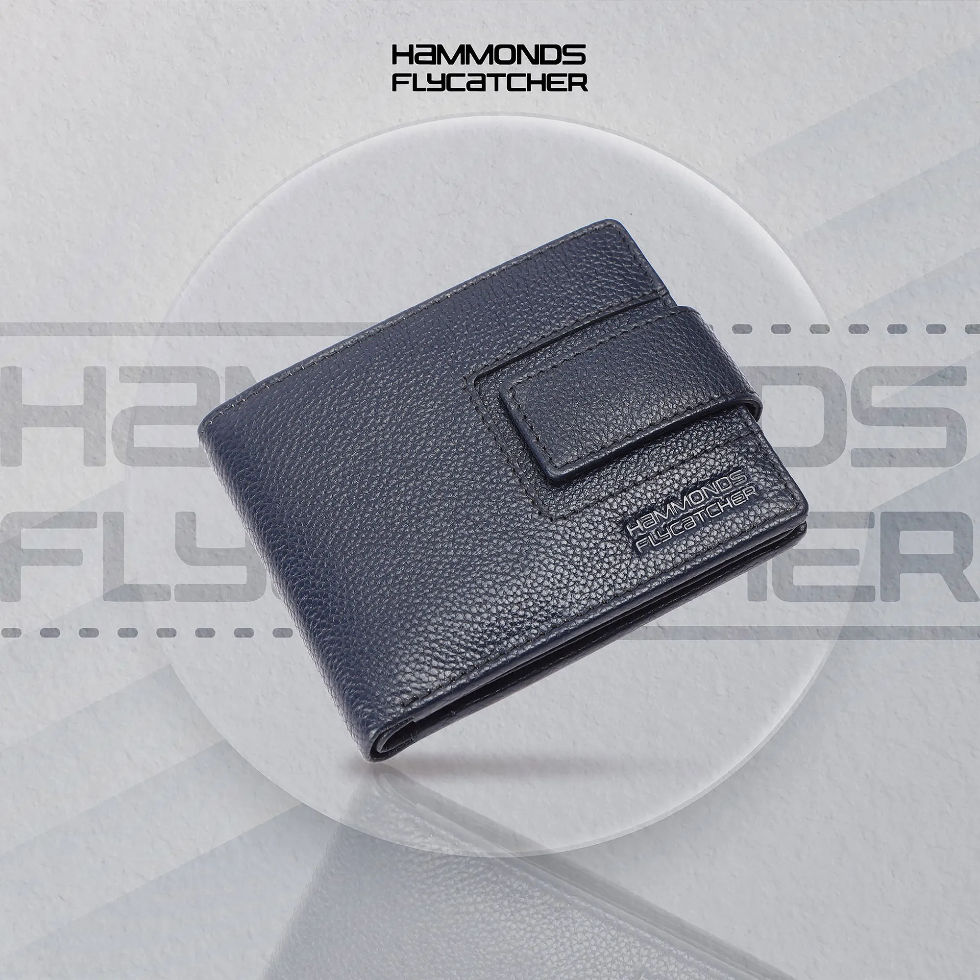 RFID Protected Bi-Fold Leather Wallet for Men - 6 Card Slots - Snap Button Closure - Gift for Men