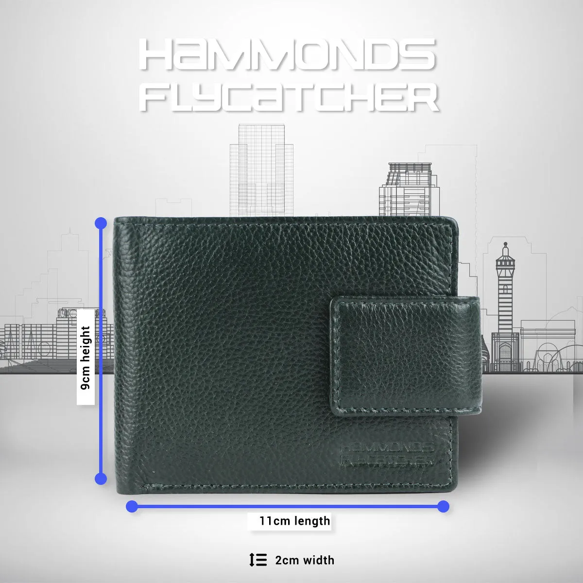 RFID Protected Genuine Leather Wallet for Mens - 7 Card Slots, Zipper Coin Pocket - Gift for Him on Any Occasion