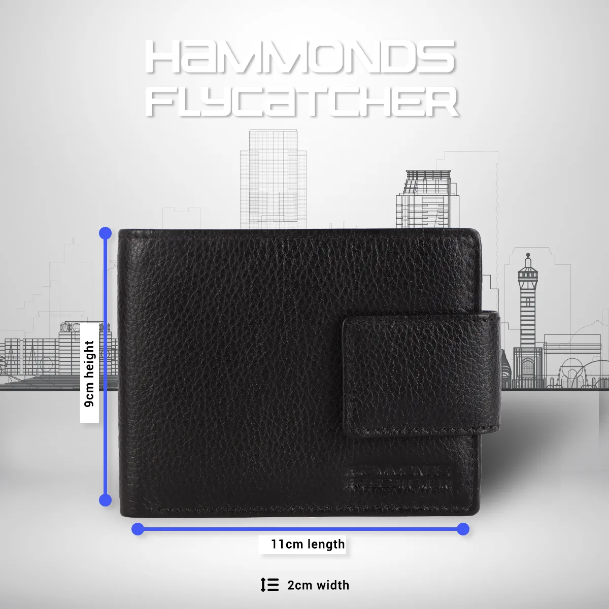 RFID Protected Genuine Leather Wallet for Mens - 7 Card Slots, Zipper Coin Pocket - Gift for Him on Any Occasion