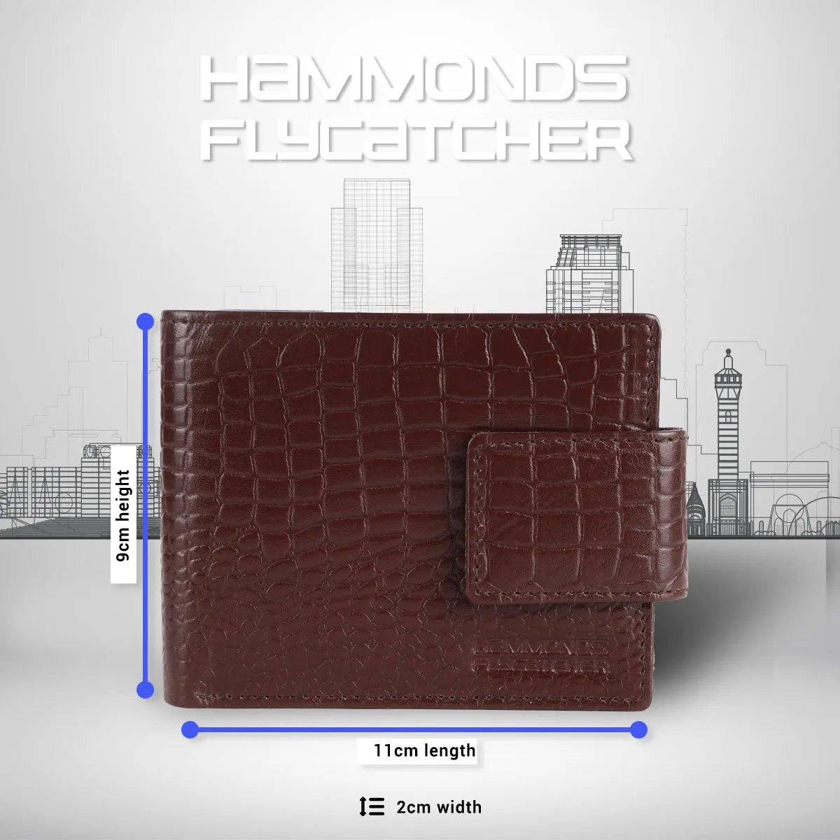 RFID Protected Genuine Leather Wallet for Mens - 7 Card Slots, Zipper Coin Pocket - Gift for Him on Any Occasion