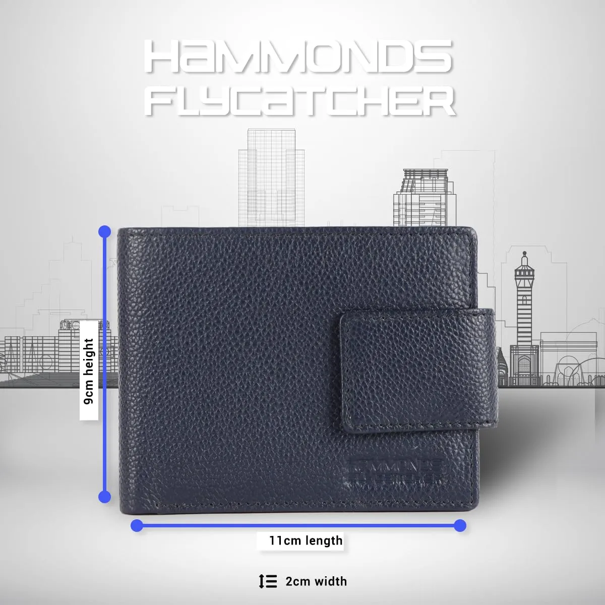 RFID Protected Genuine Leather Wallet for Mens - 7 Card Slots, Zipper Coin Pocket - Gift for Him on Any Occasion