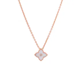 Rose Gold Casablanca Marguerite Necklace