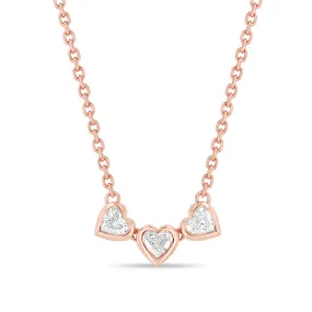 Trio Heart Necklace