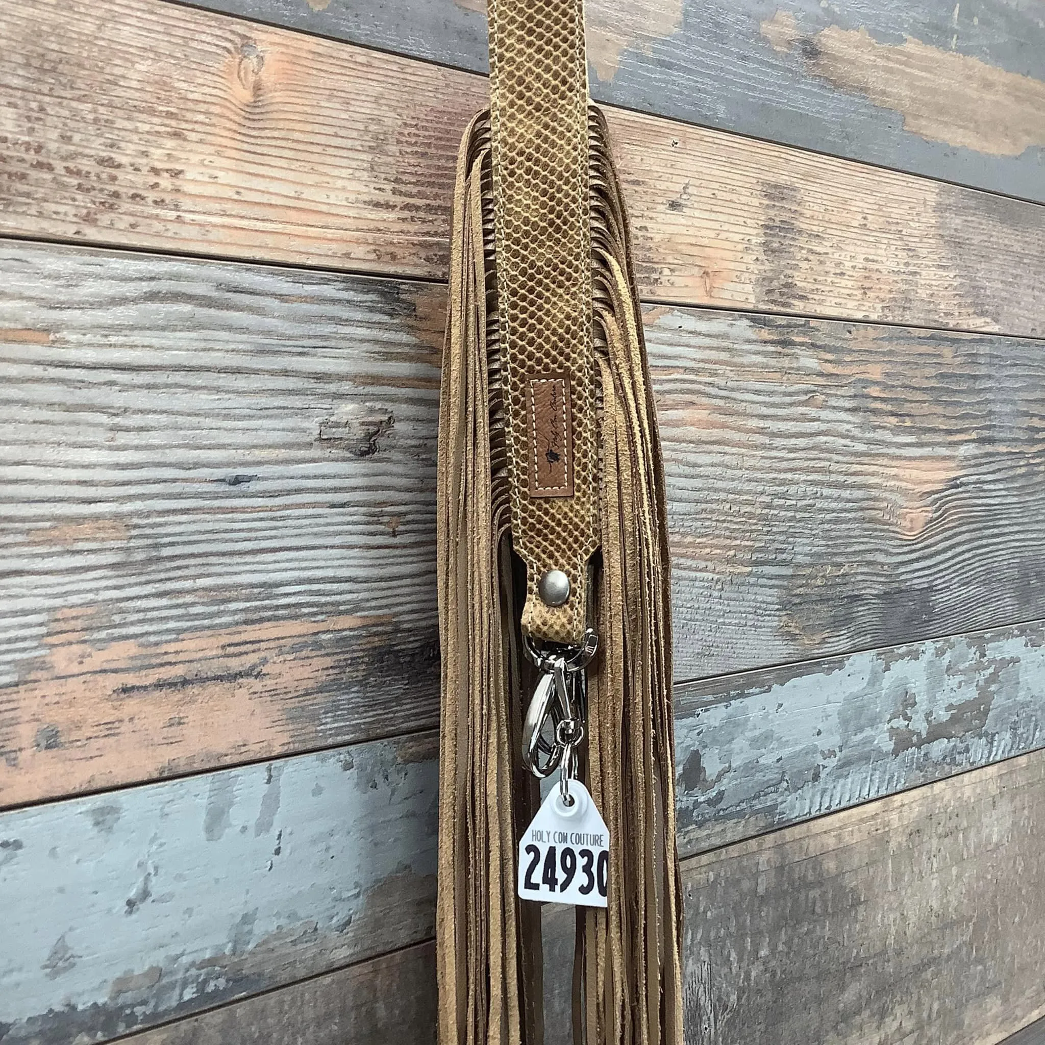Western Mini Leather Fringe Strap 36" #24930