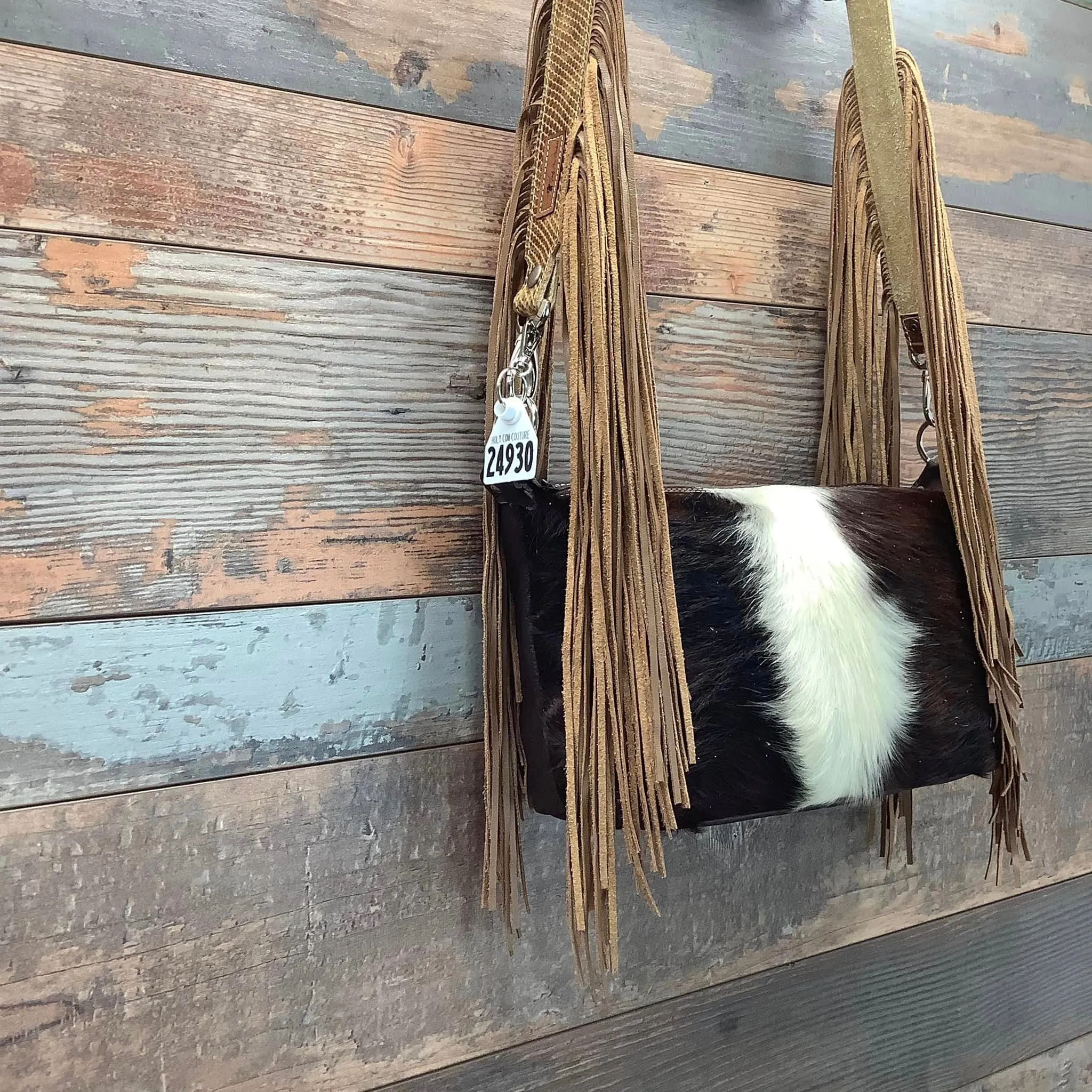 Western Mini Leather Fringe Strap 36" #24930