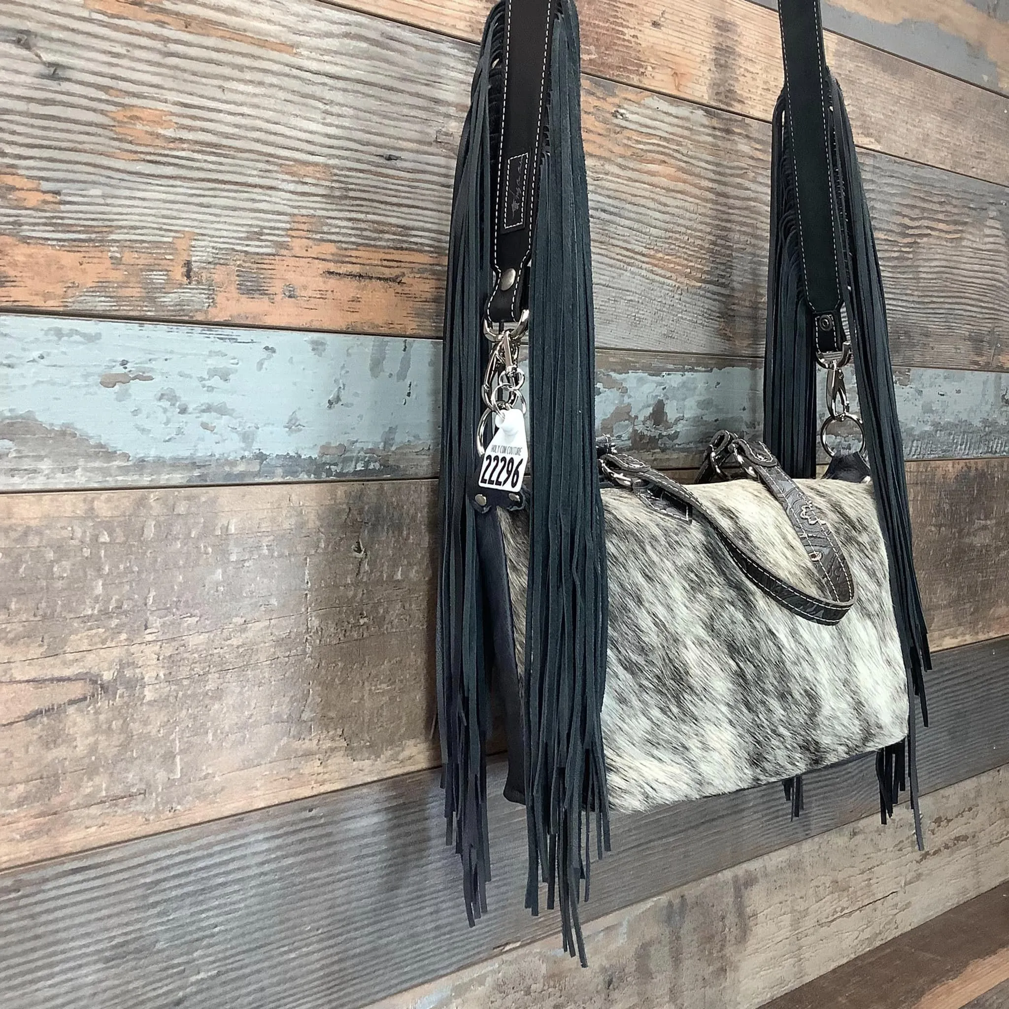 Western Mini Leather Fringe Strap 48" #22296