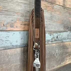 Western Mini Leather Fringe Strap 48" #22489