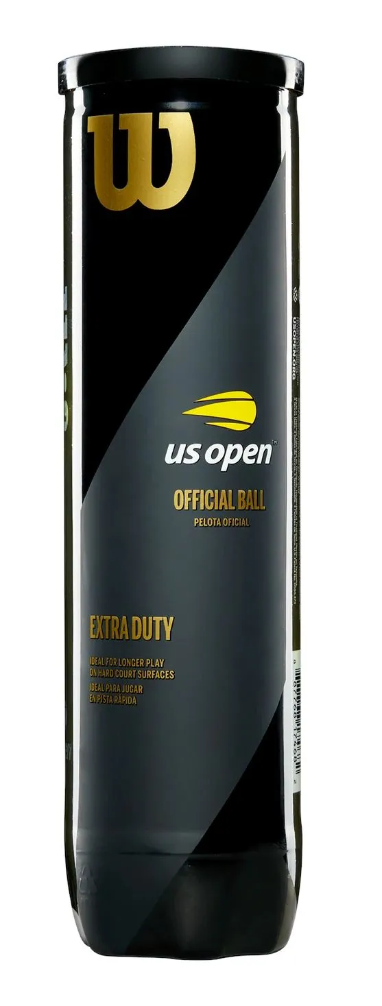 Wilson US Open Extra Duty Tennis Balls Case - 18 of 4 Ball Cans (72 balls)